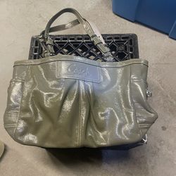 Women’s Grey Coach Bag