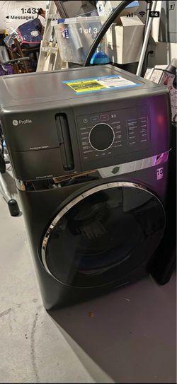 GE Profile 4.8 cu. ft. Smart UltraFast Electric Washer Dryer Combo with Ventless Heat Technology
