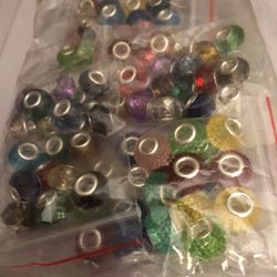 Glass Beads  60 Piece