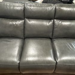 LIKE NEW 3-Piece Power Reclining Sofa Set w/ USB, Cup Holders & Console