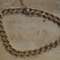 14kt yellow gold 9.5 inches long 41.6 grams bracelet pre owned i-10931 