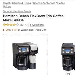 hamilton beach flexbrew