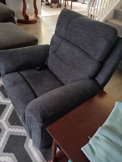 Grey recliner