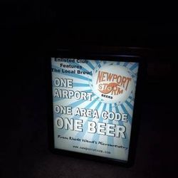 Man Cave Newport Storm sign 