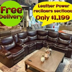Recliner Sectional 