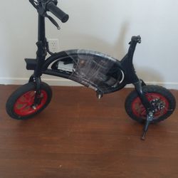 Electric Ride Bike Jetson Bolt Needs Battery/Cover And Charger Good Motor