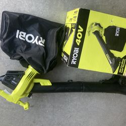 Ryobi 40v Cordless  Leaf Vacuum 