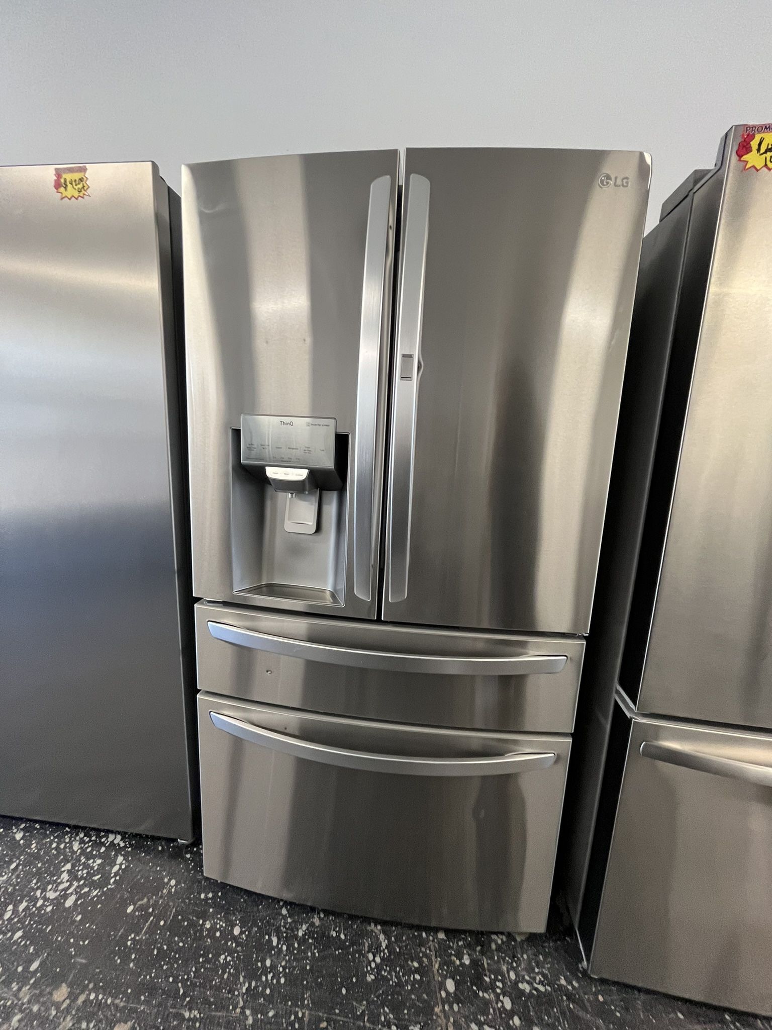 ‼️‼️ LG 4 Door  Counter Depth Refrigerator Stainless Steel Water And Ice ‼️‼️