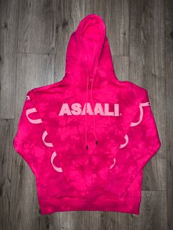 Assali Pink Tie Dye Hoodie Size XS - Read Description