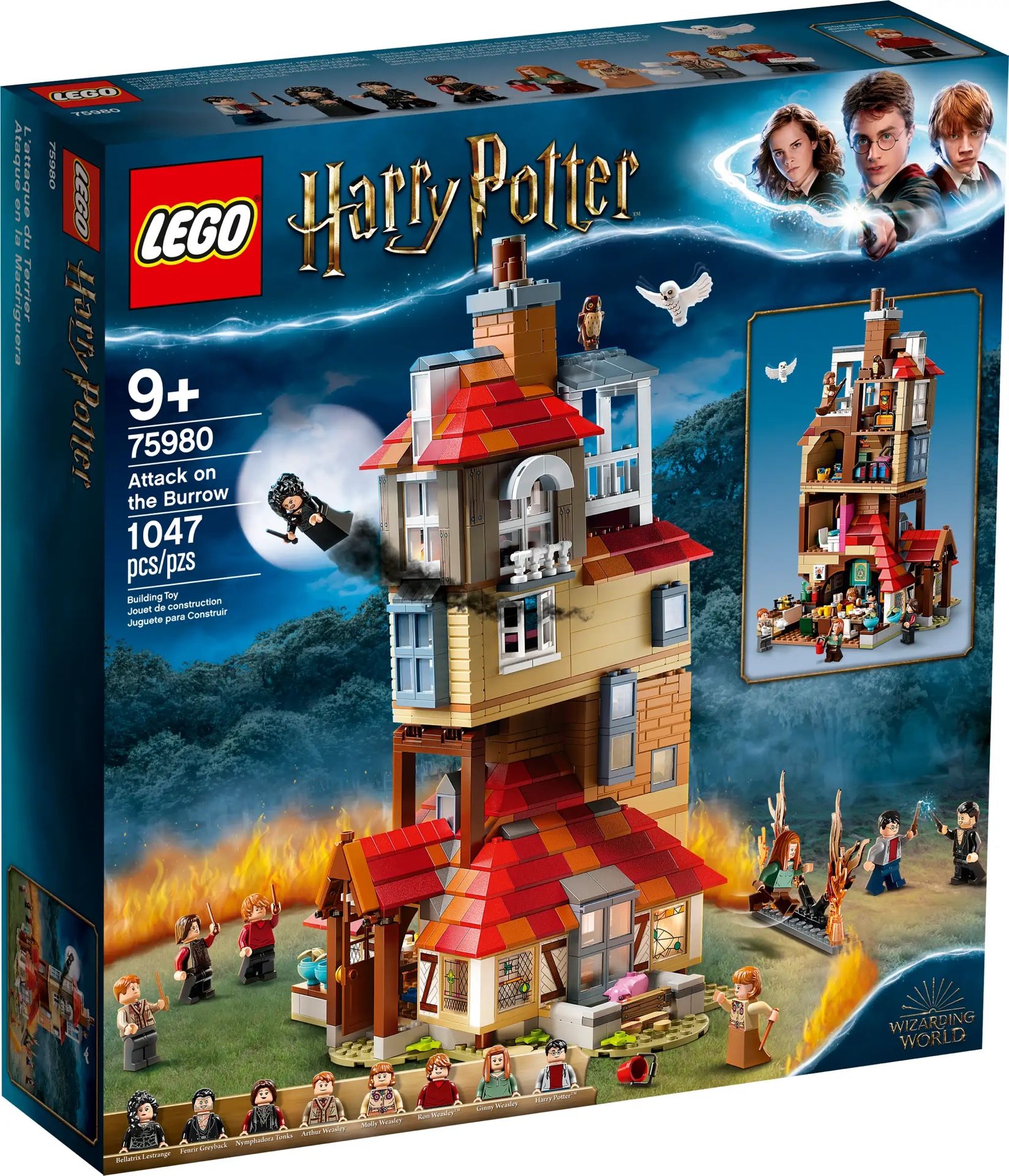 LEGO HARRY POTTER 75980 ATTACK ON THE BURROW RETIRED PRODUCT ALL PIECES