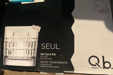 Clear Glass 6 Pc Set