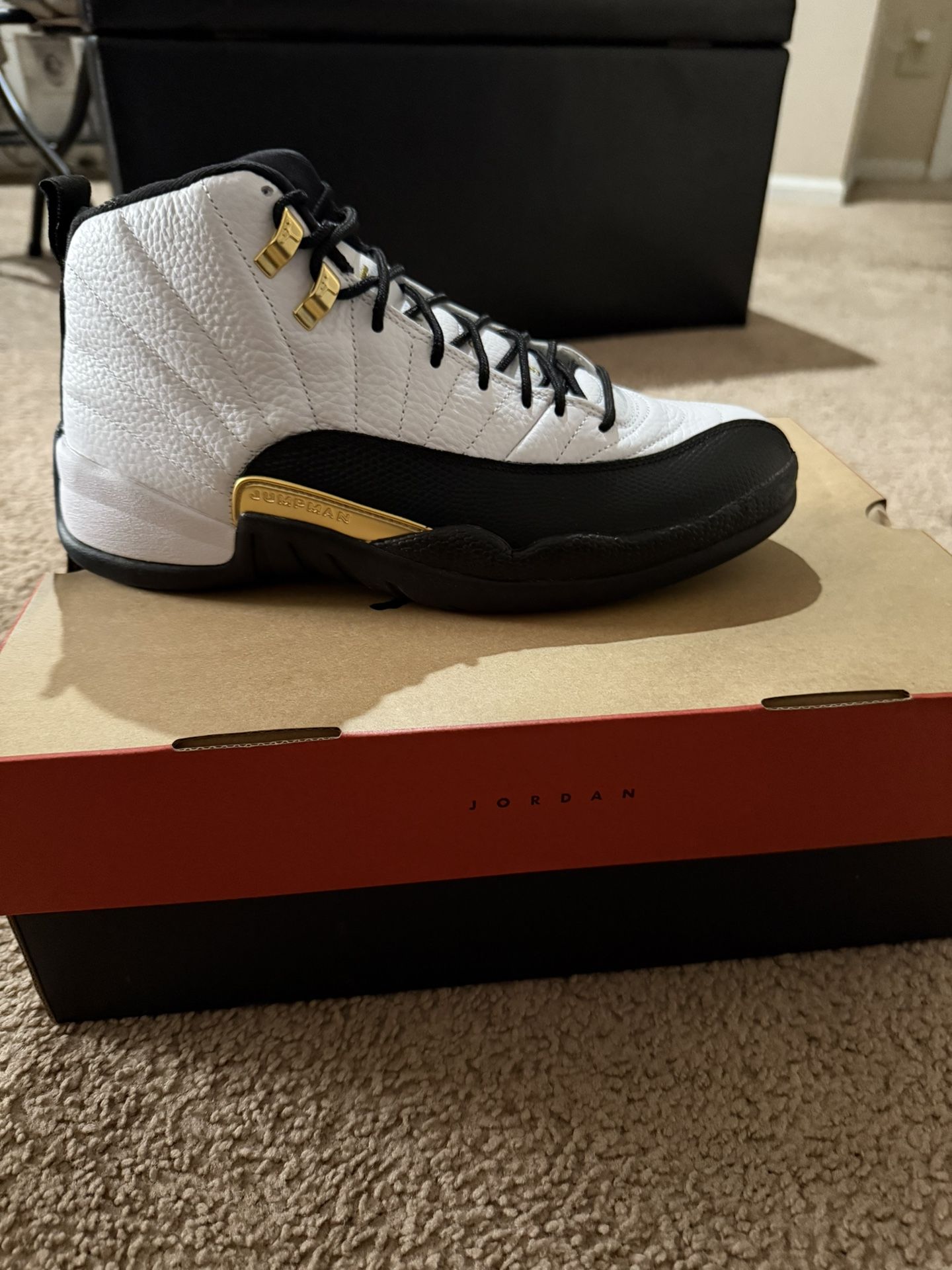 Jordan 12 Taxi Gold