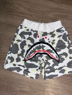 Bape Shorts M White Black Camo