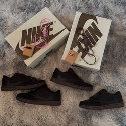 Travis Scott X Air Jordan 1 Velvet Brown 