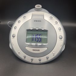 HoMedics SS-6000 Sound Machine  CD, Atomic Clock Radio & Time Projection Used