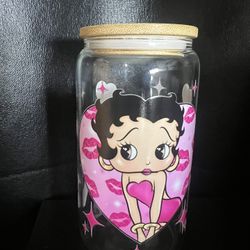 Betty Boop Glass Cup