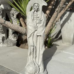 Concrete Santa Muerte / Holy Death Statue