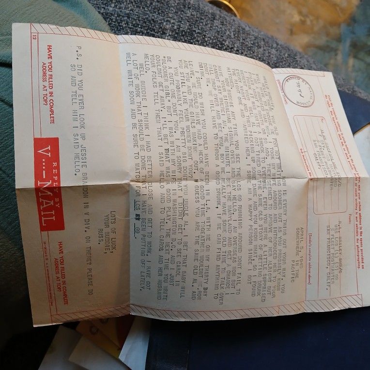 Original Wartime Airmail