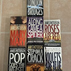 James Patterson Thriller Books Lot