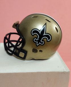  NFL Saints Mini Helmet By Riddel 