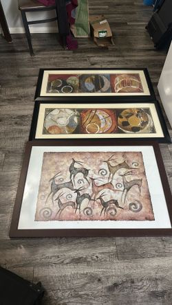 Wall art sold seperate