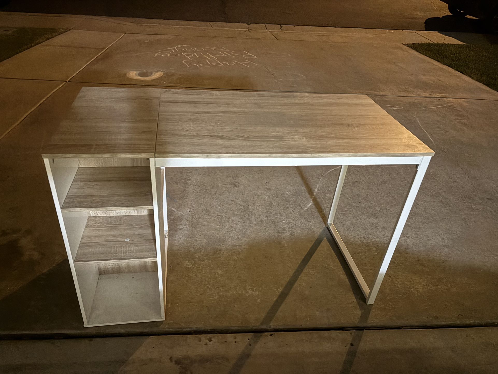Desk With Shelves