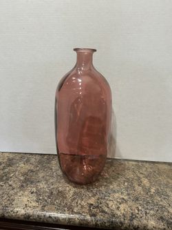 Vase Vidrios San Miquel Spain Pink