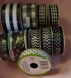 10 New Black Ribbons