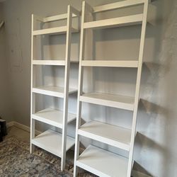 Pottery barn Ladder Shelves 