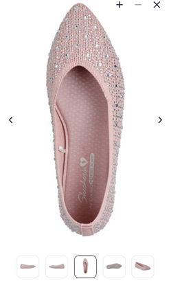 Women’s Skechers Cleo Point Gleam N' Glow Flats
