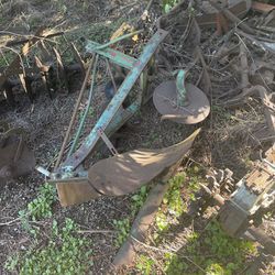 Old Tractor Attachments And Scrap Metal 