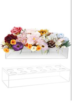 36” Acrylic Floral Centerpiece