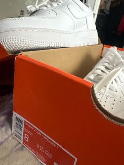 Nike Air Force 1 White Sneakers Size 8