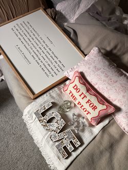 Cute Pink and White decor BUNDLE DEAL