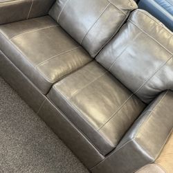 Top Grain Leather Loveseat