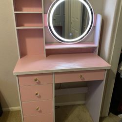 Pink Vanity