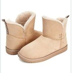 Brand New Floopi Women's Bobbie Faux Fur Ankle Boot Size 8