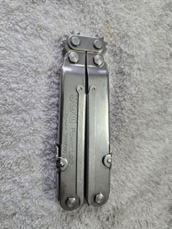 SOG Powerlock multi-tool made in USA - EOD blasting cap crimpers