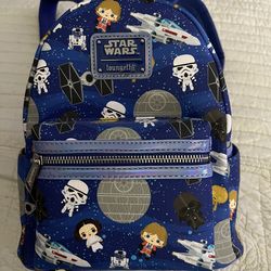Disney Parks Loungefly Star Wars Chibi Mini Backpack