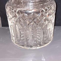 NEW in box clear Waterford Crystal Biscuit Barrel or candy jar $100 OBO