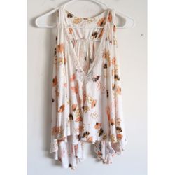 Free People Flowy Floral Top - Size XS
