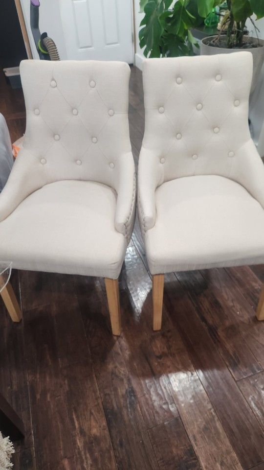 Beige Dinning Room Chairs