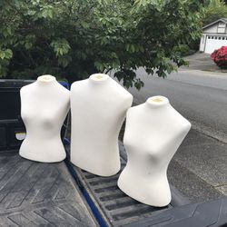 Female Mannequin (2) and Male Mannequin (1) in Good Condition $45 Each 