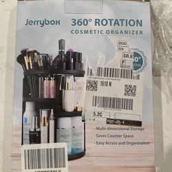 White Cosmetic Organizer 360 Rotation