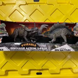 Dinosaur Action 3-pack 