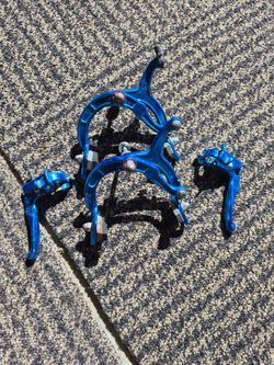 Blue Old-school mx bmx. Reaks