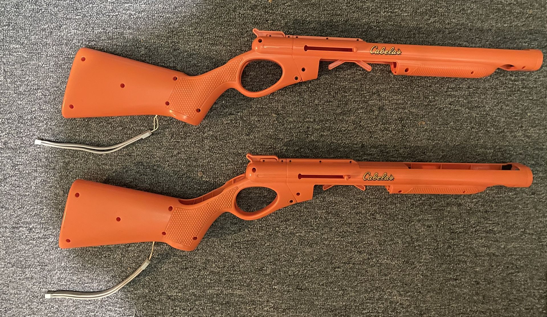 Cabelas Wii Gun Controller Nintendo Wii Orange Activision Lot
