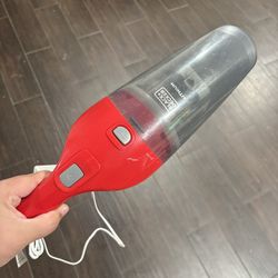 Black and Decked Hand vacuum cordless 