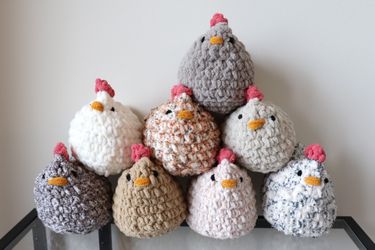 Handmade Crochet Chicken