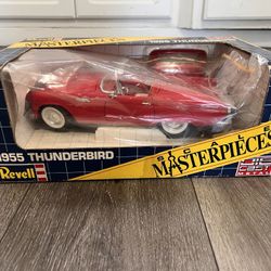 Diecast 1/18 scale Revell Masterpieces  1955 Ford Thunderbird Convertible 